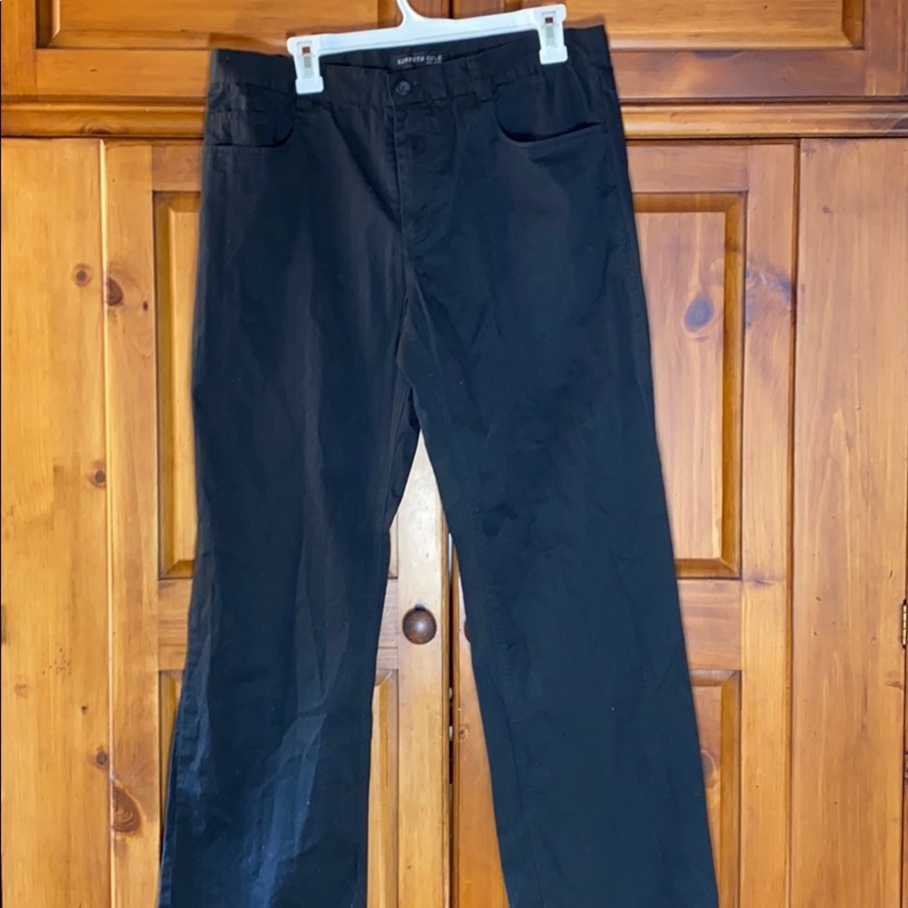 KENNETH COLE NY Black Dress Work Pants